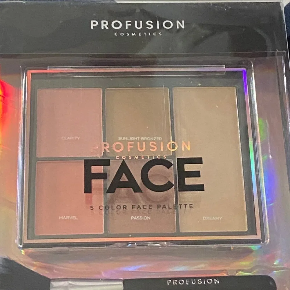 Profusion Cosmetics 6-Color Face Palette - Sunlight New